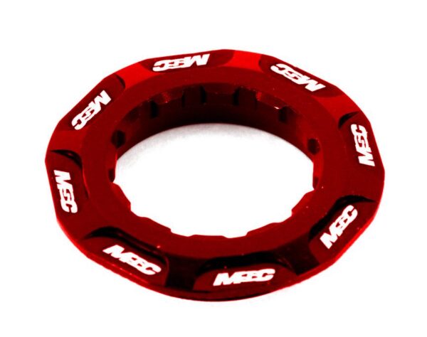 TAPA DE CASSETTE SINGLE SPEED ALU6061T4 CNC ROJO
