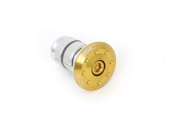 TAPON DIRECCION MSC PARA HORQUILLAS 1 1/8  DORADO