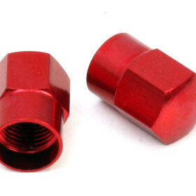 TAPONES PARA VALVULA SV EN ALU6061 ROJO