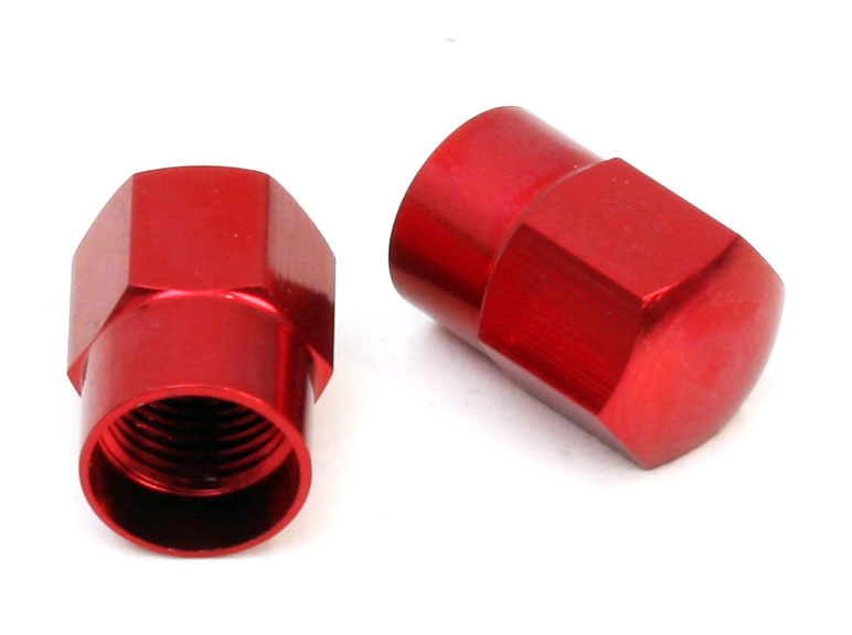 TAPONES PARA VALVULA SV EN ALU6061 ROJO