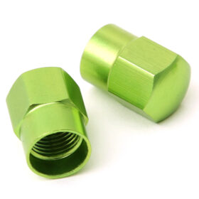TAPONES PARA VALVULA SV EN ALU6061 VERDE