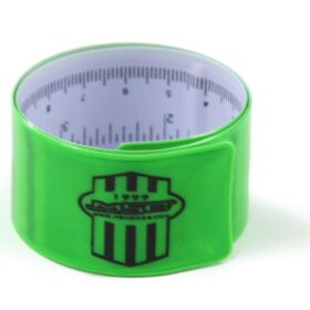 TIRA REFLECTANTE VERDE CON REGLA