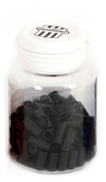 TOPE FUNDA FRENO METAL 5MM 100UN NEGRO