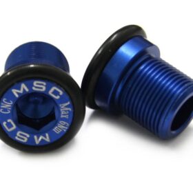 TORNILLO PEDALIER TIPO ISSIS M15x14 ALU AZUL 2uds 