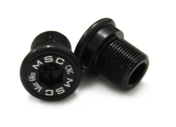 TORNILLO PEDALIER TIPO ISSIS M15x14 ALU NEGRO 2uds