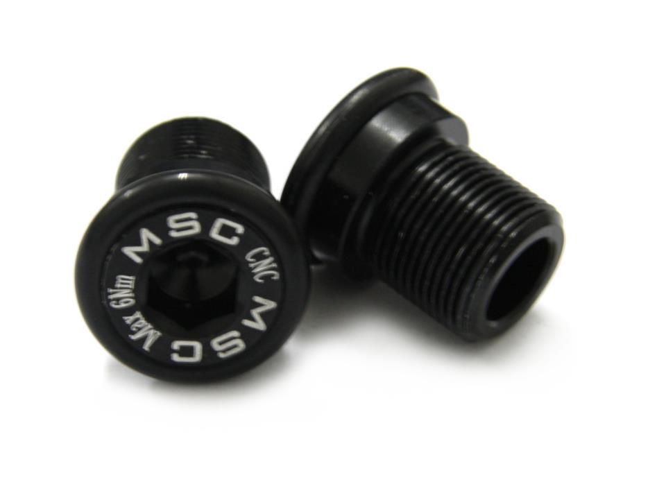 TORNILLO PEDALIER TIPO ISSIS M15x14 ALU NEGRO 2uds