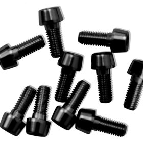 TORNILLOS ALU7075T6 M5X10 NEGRO ANODIZADO  10UNI 