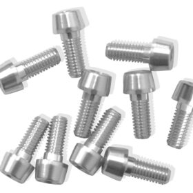 TORNILLOS ALU7075T6 M5X10 PLATA ANODIZADO  10UNI 