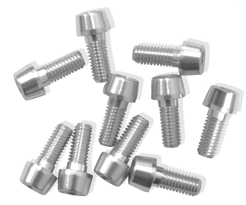 TORNILLOS ALU7075T6 M5X25 PLATA ANODIZADO  10UNI