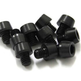 TORNILLOS ALU7075T6 M5X5 NEGRO ANODIZADO  10UNI 