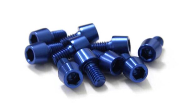 TORNILLOS ALU7075T6 M6X10 10UNI AZUL