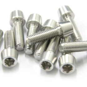 TORNILLOS ALU7075T6 M6X20 PLATA ANODIZADO  10UNI 