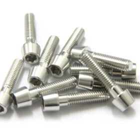 TORNILLOS ALU7075T6 M6X25 PLATA ANODIZADO 10UNI 