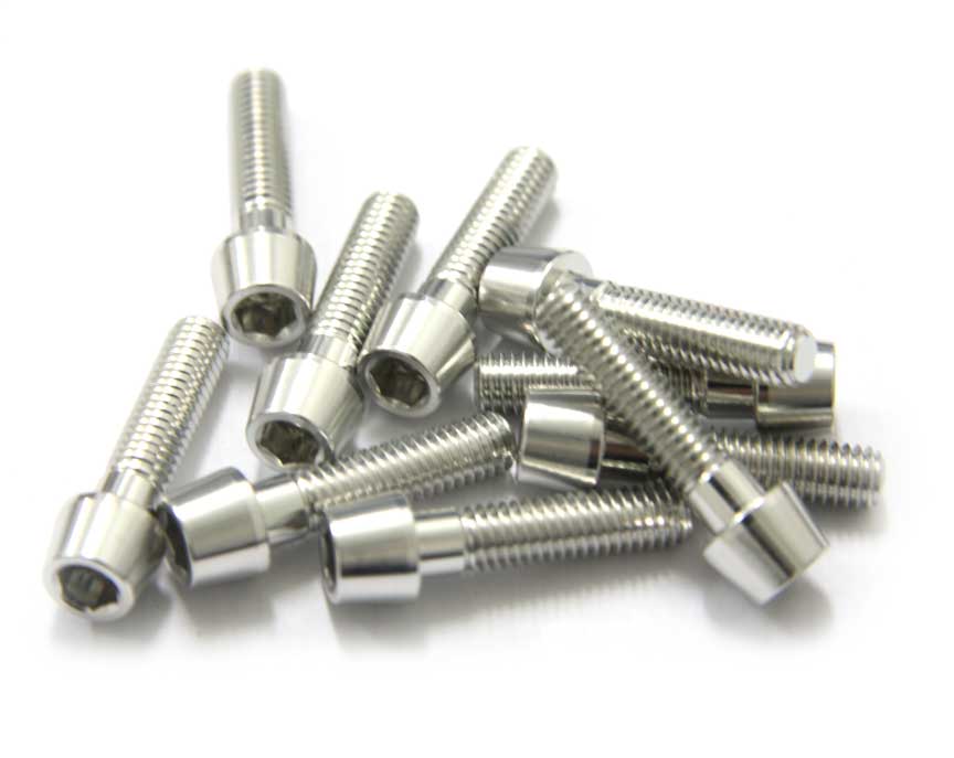 TORNILLOS ALU7075T6 M6X25 PLATA ANODIZADO 10UNI