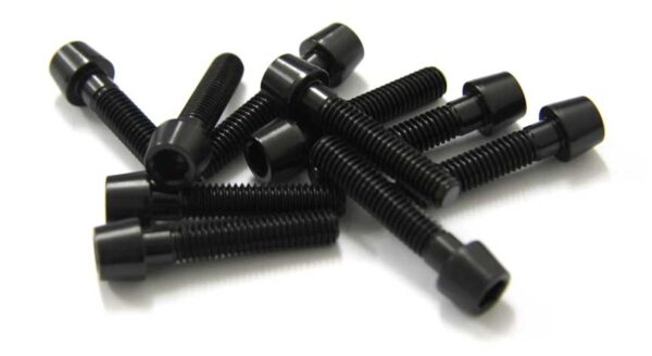 TORNILLOS ALU7075T6 M6X30 NEGRO ANODIZADO  10UNI 