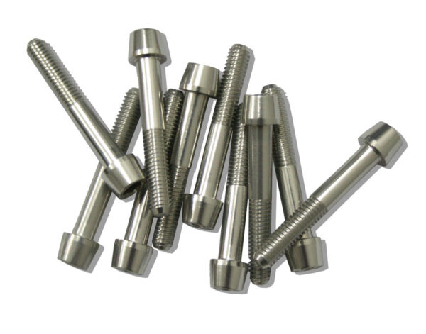 TORNILLOS ALU7075T6 M6X30 PLATA ANODIZADO  10UNI 