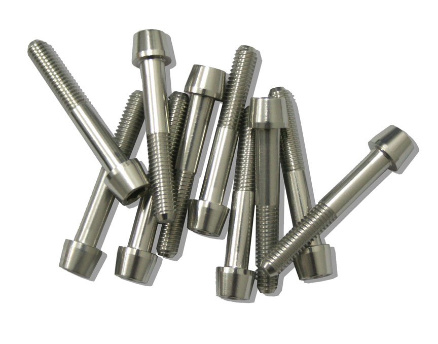 TORNILLOS ALU7075T6 M6X30 PLATA ANODIZADO  10UNI