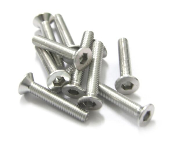 TORNILLOS ALU7075T6 M6X35 10UNI PLATA