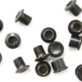 TORNILLOS PLATOS M8x8/8 5 ACERO NEGRO 15uds 
