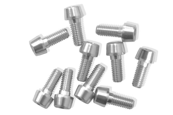 TORNILLOS TISO M5X12 PLATA ANODIZADO  10UNI 