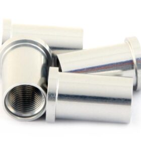 TUERCA ALU 1-2 PLATOS Y PROT  PLATOS PLATEADO 4uds