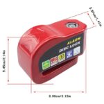 CANDADO DISCO FRENO CON ALARMA E-BIKE/MOTO 6mm AZ