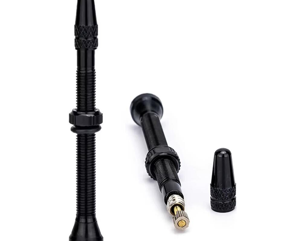 VALVULA TUBELESS ALUM  CNC GOMA FV 60mm  75mm  1un