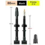 VALVULA TUBELESS ALUM  CNC GOMA FV 80mm  95mm  1un