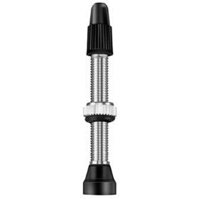 VALVULA TUBELESS ALUM  FV 40mm  55mm  PLATEADA 1un
