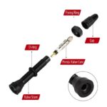 VALVULA TUBELESS ALUM  CNC GOMA FV 45mm  60mm  1un