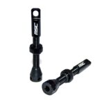 VALVULA TUBELESS ALU FV 44mm NEG BASE GOMA x2un