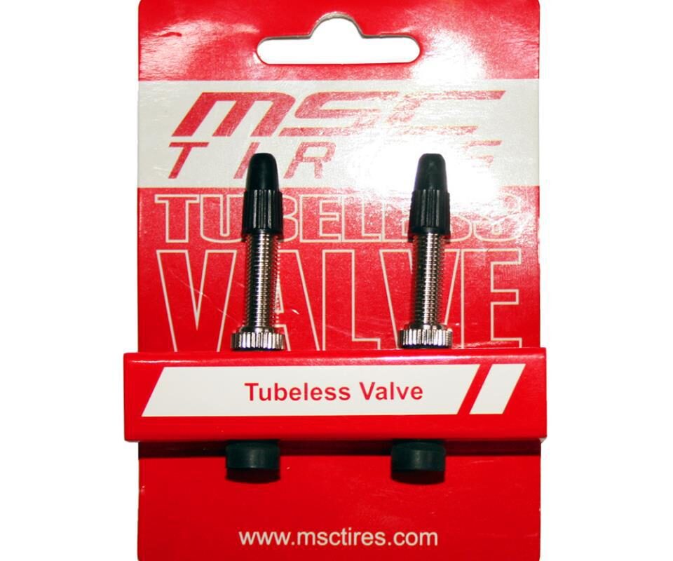 VALVULA TUBELESS ALU  FV 44mm  49mm  BASE GOMA 2un