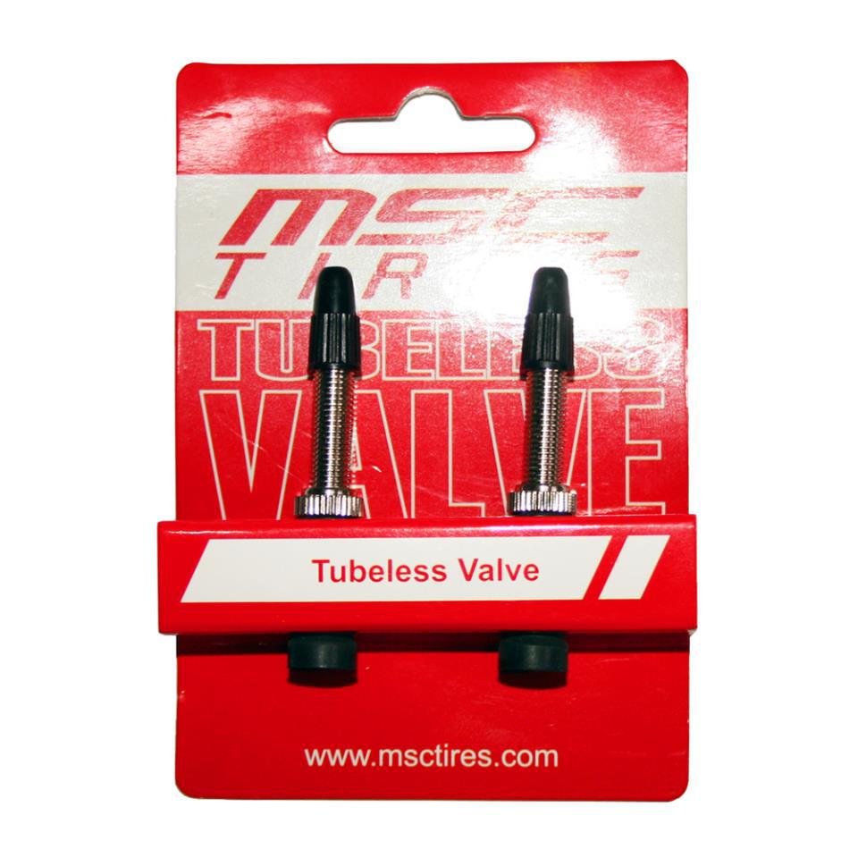 VALVULA TUBELESS ALU. FV 44mm (49mm) BASE GOMA 2un