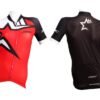 MAILLOT CORTO CLAUDIA PRO MSC ROJO/NEGRO T-M