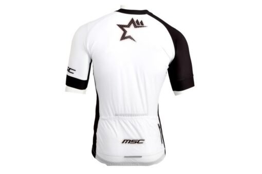 MAILLOT CORTO PRO RACE MSC BLANCO/NEGRO T-M