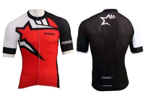 MAILLOT CORTO PRO RACE MSC ROJO/NEGRO T-S