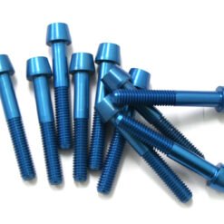 TORNILLOS ALU7075T6 M6X30 AZUL ANODIZADO  10UNI