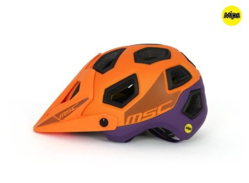 CASCO MIPS ENDURO T-S/M  55-58  NARANJA/LILA