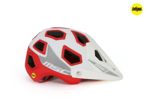 CASCO MSC MIPS ENDURO T-M/L 58-61cm  BLANCO/ROJO