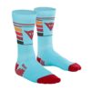 CALCETINES HG HALLERBOS SOCKS T-L LIGHT-BLUE/RED