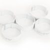 ESPACIADOR DIRECCION ULT TETRA ALU 10mm BLAN 5uds