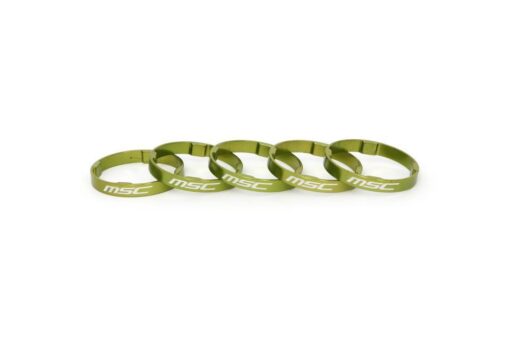 ESPACIADOR DIRECCION ULT TETRA ALU 5mm VER 5uds