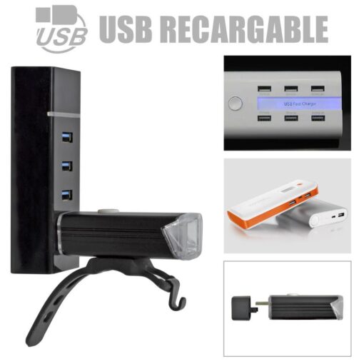KIT LUCES LED FRONTAL TRASERA 200-30LM 800-400MAH