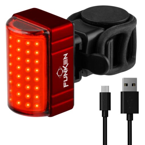 LUZ C/ CLIC CINTURON ROJA 100LM 500MAH INTEGRADA