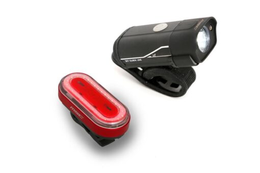 LUZ LED DELANTERA 500 LUMENS   TRASERA 50 LUMENS