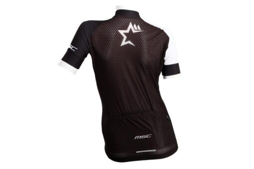 MAILLOT CORTO CLAUDIA PRO MSC ROJO/NEGRO T-L