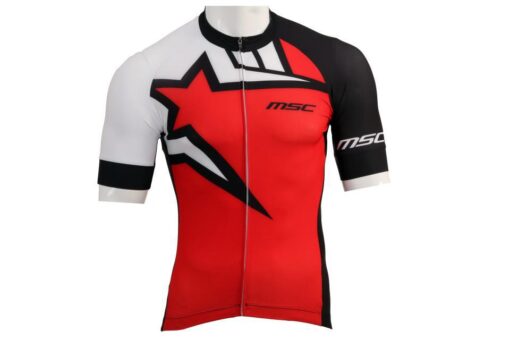 MAILLOT CORTO PRO RACE MSC ROJO/NEGRO T-M