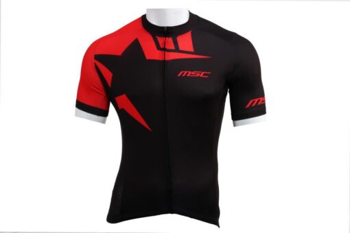 MAILLOT CORTO XCRACE MSC ROJO/NEGRO T-XS