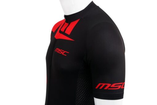 MAILLOT CORTO XCRACE MSC ROJO/NEGRO T-XS