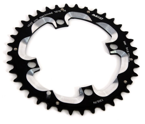 PLATO MSC CNC ALU7075 4BRAZOS 104MM 38D NEGRO